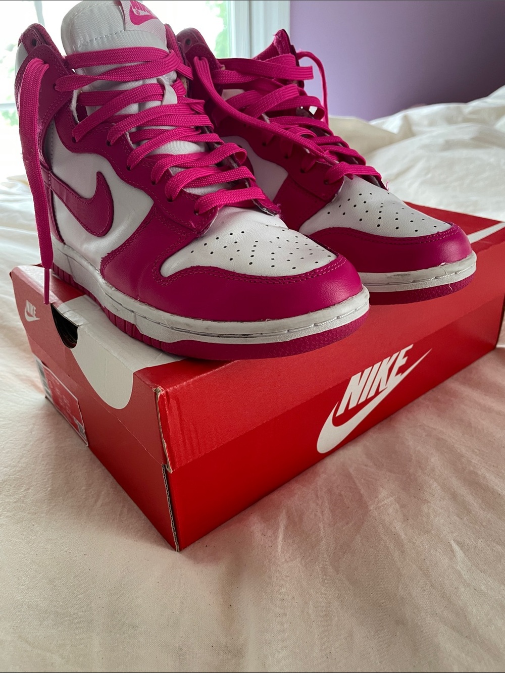 Nike Women’s Nike Dunk High Pink Prime size 7.5